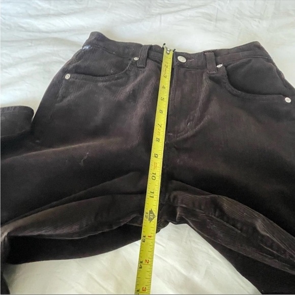 Citizens Of Humanity Annina Corduroy Pants in Clove Size 26 New With Tags - Picture 6 of 7